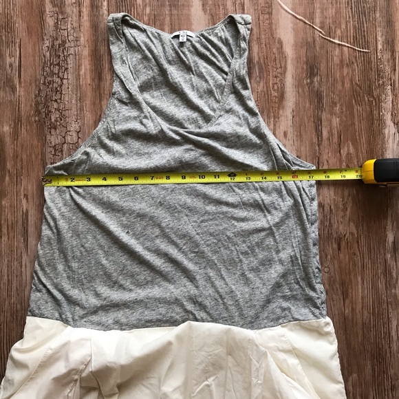 CLU Puffball Balloon Bubble Gray Tank Dress S - Picture 9 of 12